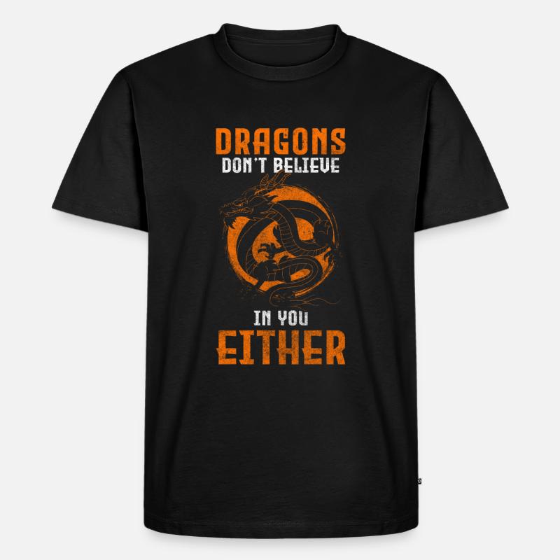 Feuer Buch Tribal - Männer Premium Bio T-Shirt - Schwarz
