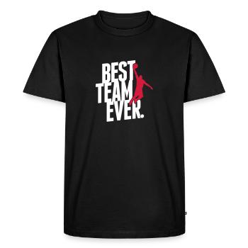 Best Team ever - Basketball - Men's Premium Organic T-Shirt - black - Front - Nico (187cm)