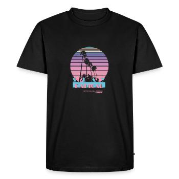 Stay RAD - T-shirt Premium bio Homme - noir - Devant - Nico (187cm)