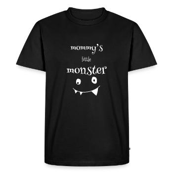 Le petit monstre de maman - T-shirt Premium bio Homme - noir - Devant - Nico (187cm)