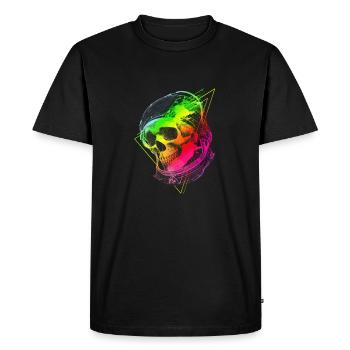 T-shirt Travel Light Years - T-shirt Premium bio Homme - noir - Devant - Nico (187cm)