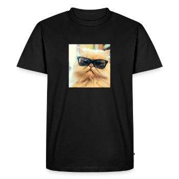 Carte persane Negan avec lunettes - T-shirt Premium bio Homme - noir - Devant - Nico (187cm)