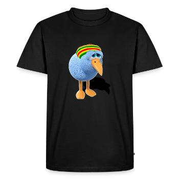 Reggae Bird Peter - T-shirt Premium bio Homme - noir - Devant - Nico (187cm)