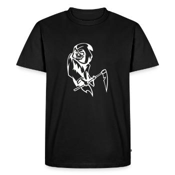 Grim Reaper - Men's Premium Organic T-Shirt - black - Front - Nico (187cm)