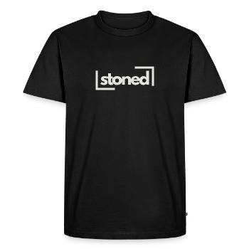 Gelé - T-shirt Premium bio Homme - noir - Devant - Nico (187cm)