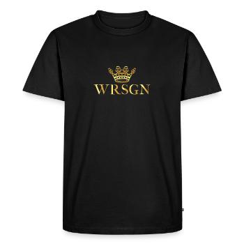 WRSGN - Known as the crown of the Siegerland - Men's Premium Organic T-Shirt - black - Front - Nico (187cm)