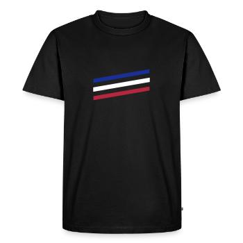 France Français Française French Frankreich - Men's Premium Organic T-Shirt - black - Front - Nico (187cm)
