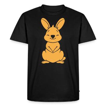 Wallaby - Men's Premium Organic T-Shirt - black - Front - Nico (187cm)