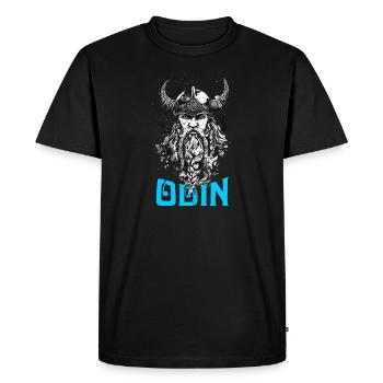 Vikings, Viking, Viking, Odin, Dieu - T-shirt Premium bio Homme - noir - Devant - Nico (187cm)