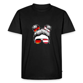 Autrichiens Allemagne Autriche - T-shirt Premium bio Homme - noir - Devant - Nico (187cm)
