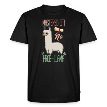 Maîtrisé! 2020 No Prob-Llama - T-shirt Premium bio Homme - noir - Devant - Nico (187cm)