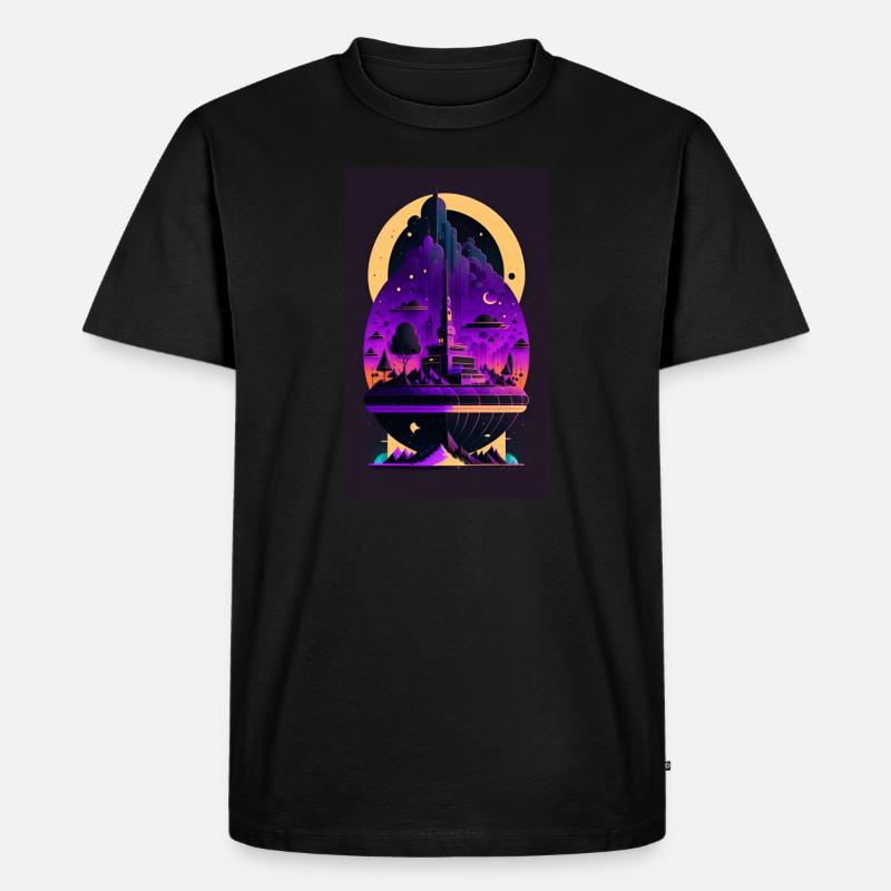 ORIGINALE KUNST - Männer Premium Bio T-Shirt - Schwarz