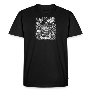 Poison Vial 3 - Men's Premium Organic T-Shirt - black - Front - Nico (187cm)