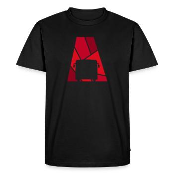 Bus Driver Bus Driver Transportation - Men's Premium Organic T-Shirt - black - Front - Nico (187cm)