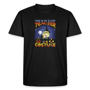 This is my Scary Teacher Costume - T-shirt Premium bio Homme - noir - Devant - Nico (187cm)