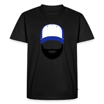Bill Doe - T-shirt Premium bio Homme - noir - Devant - Nico (187cm)