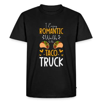 Tacos Mexico Delicious Burrito - Men's Premium Organic T-Shirt - black - Front - Nico (187cm)