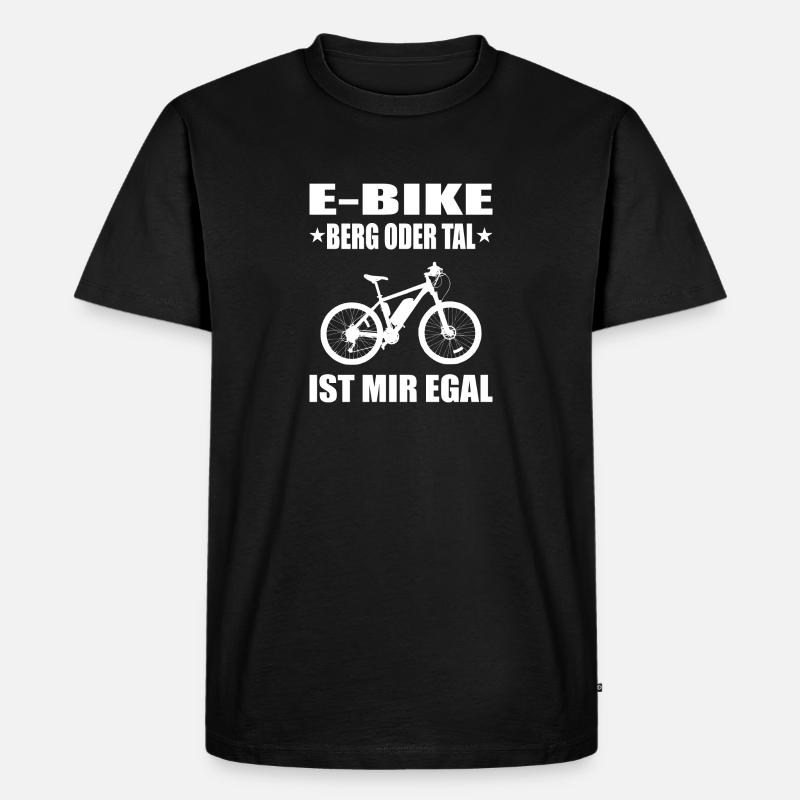 Fahrrad - Männer Premium Bio T-Shirt - Schwarz