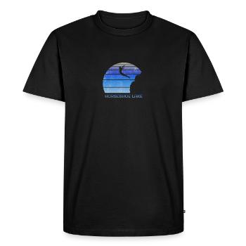 Horseshoe Lake Alberta Canada Cliff Diving Fan - T-shirt Premium bio Homme - noir - Devant - Nico (187cm)