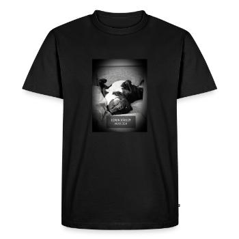 I have to give a shit - Men's Premium Organic T-Shirt - black - Front - Nico (187cm)