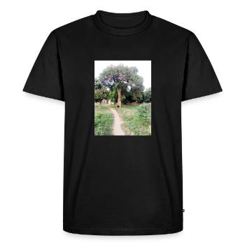 Bush way - Men's Premium Organic T-Shirt - black - Front - Nico (187cm)