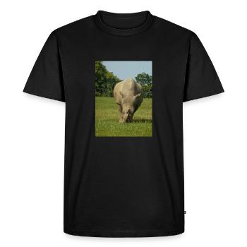 Rhino - Men's Premium Organic T-Shirt - black - Front - Nico (187cm)