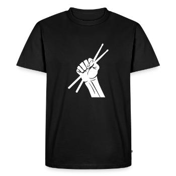 Drums, Drum, Music, Instrument - Men's Premium Organic T-Shirt - black - Front - Nico (187cm)