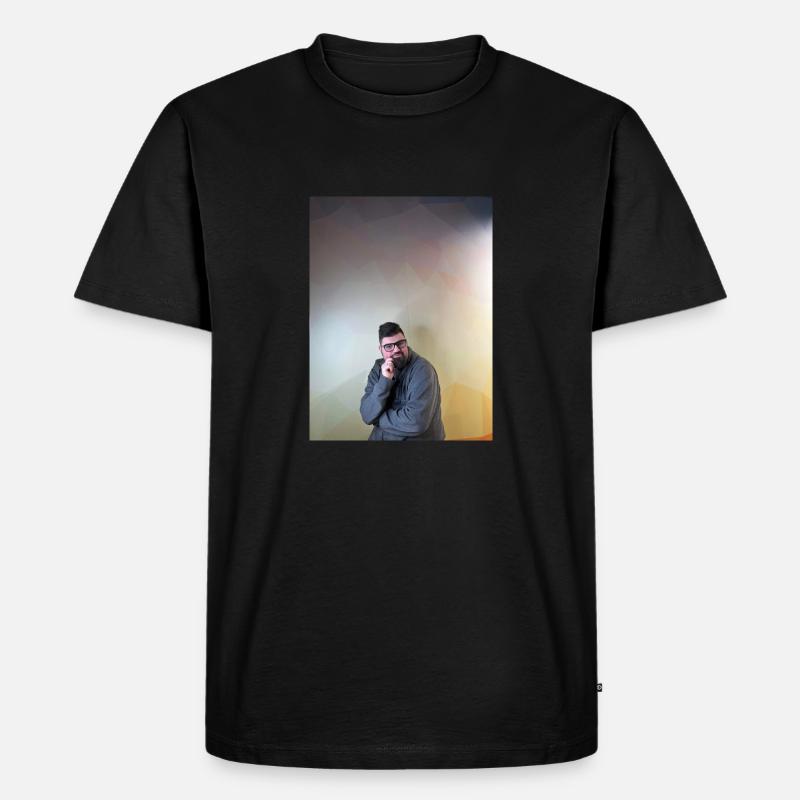 Tom Erik Risanger - Männer Premium Bio T-Shirt - Schwarz