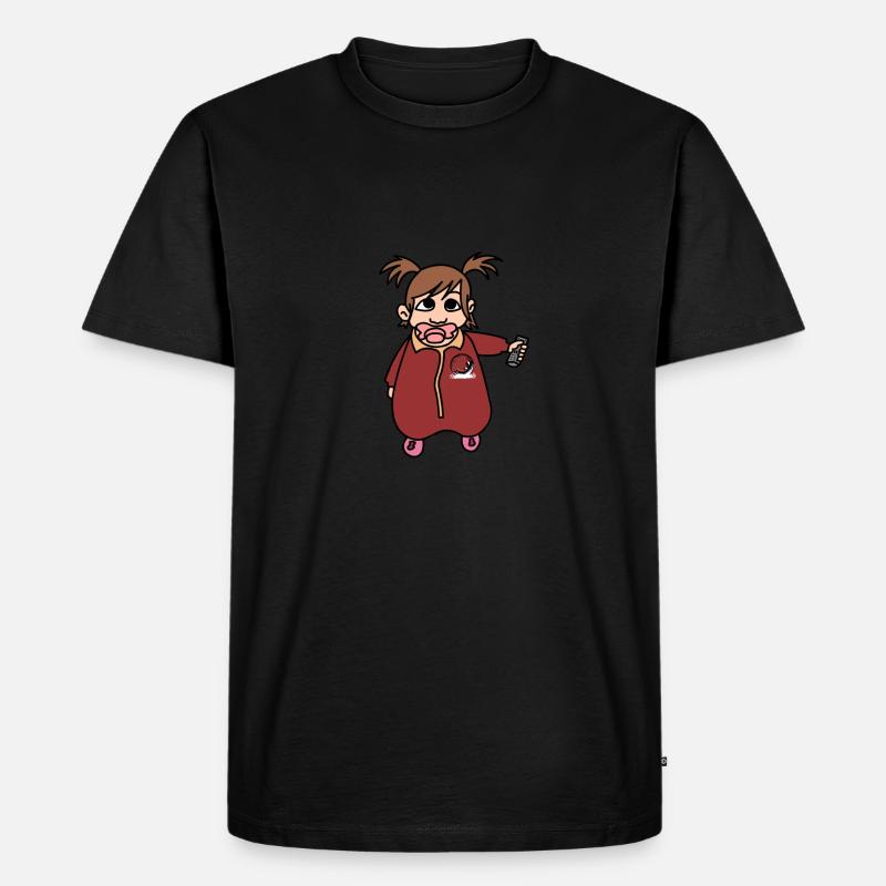 Der Schlafsack - Männer Premium Bio T-Shirt - Schwarz