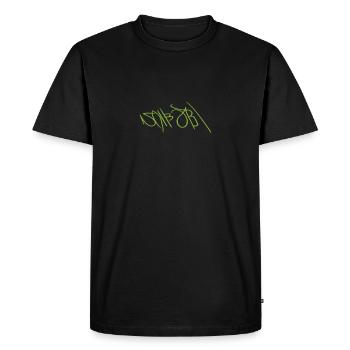 Classic Nairobi Souvenir - Men's Premium Organic T-Shirt - black - Front - Nico (187cm)