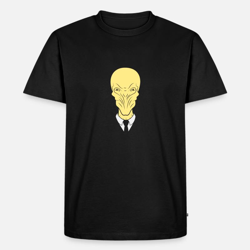 the silence will fall - Men's Premium Organic T-Shirt - black