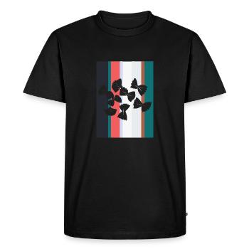 Noodles Noodle dish Spaghetti - Men's Premium Organic T-Shirt - black - Front - Nico (187cm)
