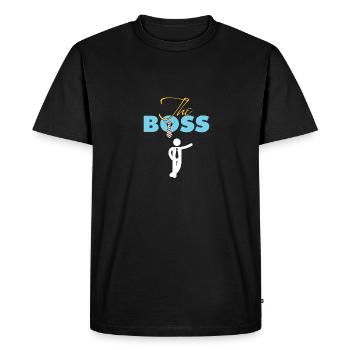 Birthday Gifts - Men's Premium Organic T-Shirt - black - Front - Nico (187cm)