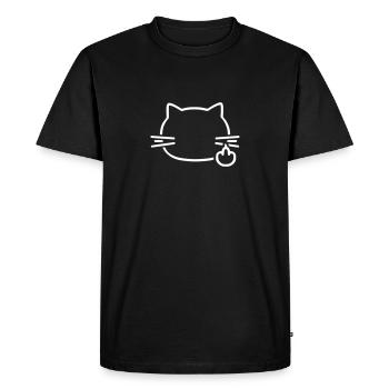 Chat fuck - T-shirt Premium bio Homme - noir - Devant - Nico (187cm)