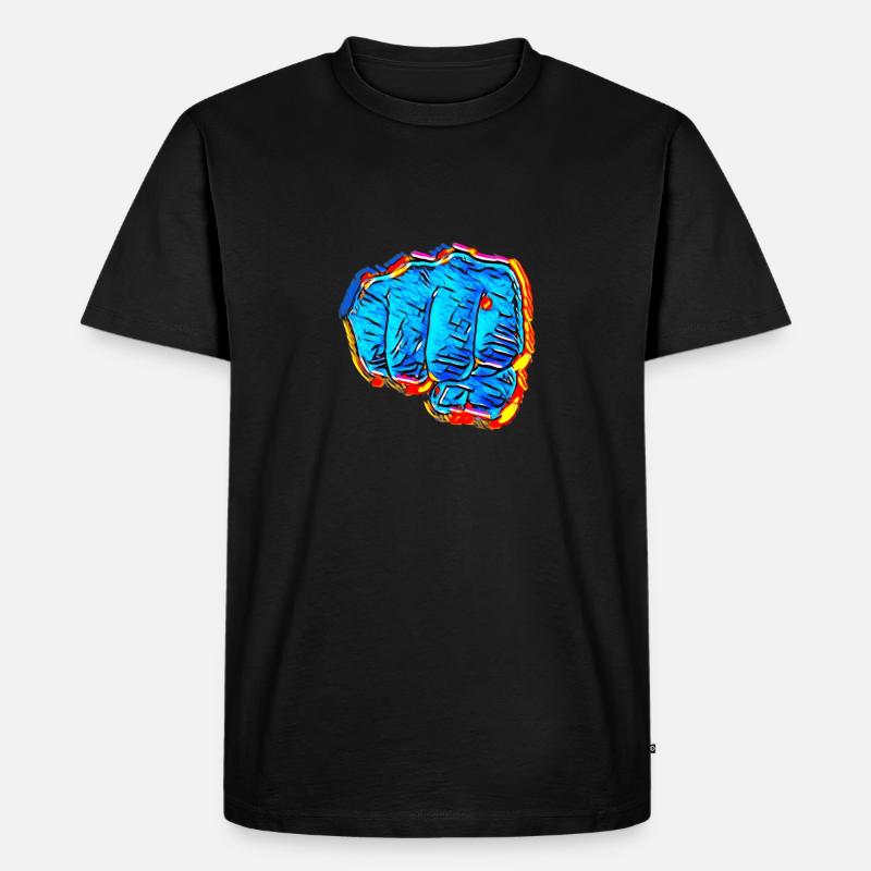 Comicfaust - Männer Premium Bio T-Shirt - Schwarz