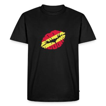 Espagne - T-shirt Premium bio Homme - noir - Devant - Nico (187cm)