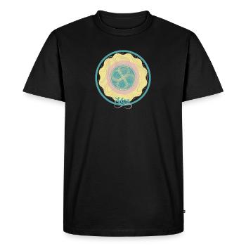 Celebrate Neurodiversity with Sága Sökkvabekkr - Men's Premium Organic T-Shirt - black - Front - Nico (187cm)