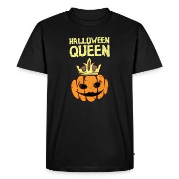 Halloween Queen Party Trick Or Treat Pumpkin Costume - Men's Premium Organic T-Shirt - black - Front - Nico (187cm)