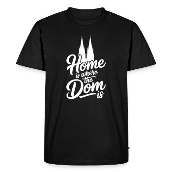 Cologne Home est là où le Dom est Cologne Carnaval Cologne - T-shirt Premium bio Homme - noir - Devant - Nico (187cm)