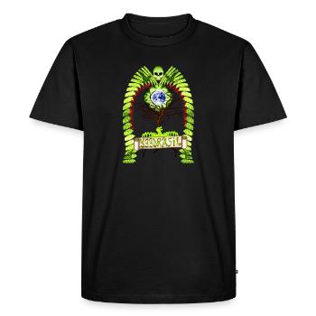 Yggdrassil - T-shirt Premium bio Homme - noir - Devant - Nico (187cm)
