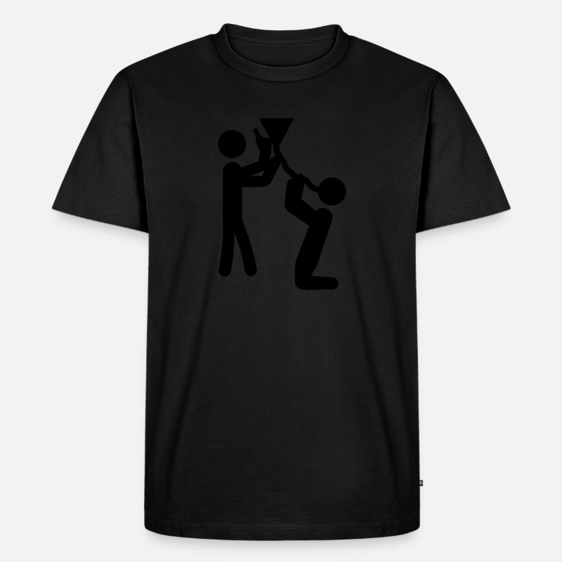 drinking_extreme_1 - Männer Premium Bio T-Shirt - Schwarz