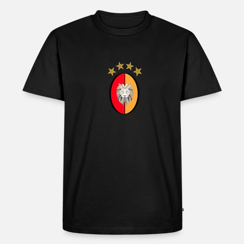 GS - Gala - Aslan - Löwe - Männer Premium Bio T-Shirt - Schwarz