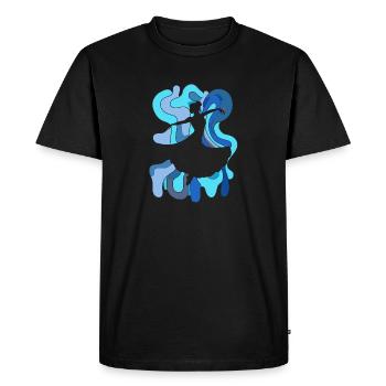 Foxtrot Dance School - Men's Premium Organic T-Shirt - black - Front - Nico (187cm)