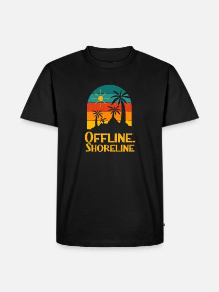 Beach Family Ocean Relative Summer - Men's Premium Organic T-Shirt - black