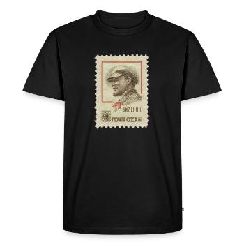 Lanín - Men's Premium Organic T-Shirt - black - Front - Nico (187cm)