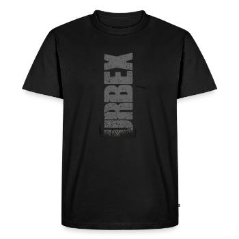 URBEX - T-shirt Premium bio Homme - noir - Devant - Nico (187cm)