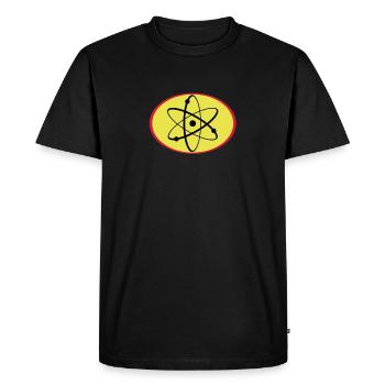 nerdman_042012a_3c - T-shirt Premium bio Homme - noir - Devant - Nico (187cm)