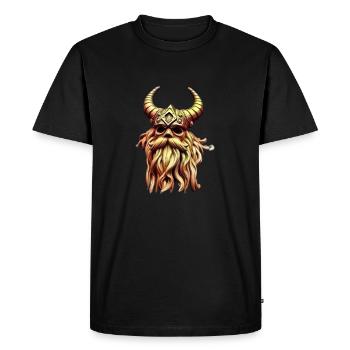 Ragnar Gold - Men's Premium Organic T-Shirt - black - Front - Nico (187cm)