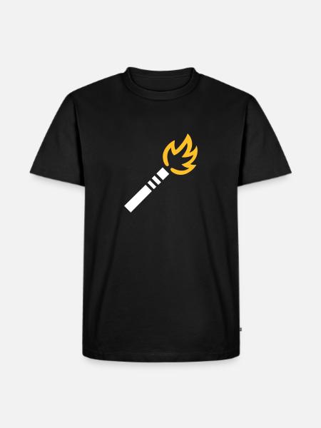 Fireworks - Men's Premium Organic T-Shirt - black