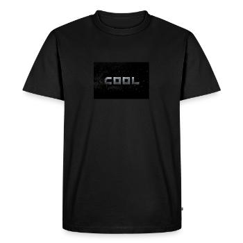 COOL just COOL - Men's Premium Organic T-Shirt - black - Front - Nico (187cm)